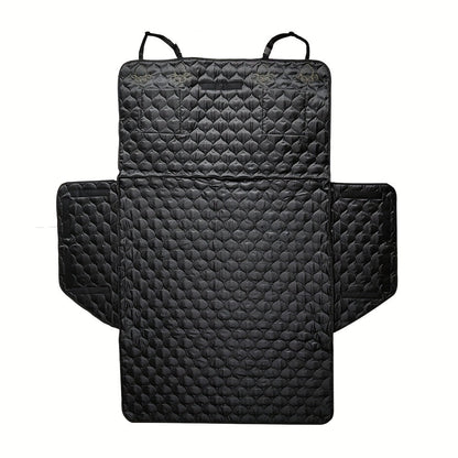 Housse de protection ajustable pour coffre de SUV avec poches de rangement – Protection de coffre en tissu tricoté durable pour voitures et SUV, tapis imperméable pour animaux, 169 x 185 cm