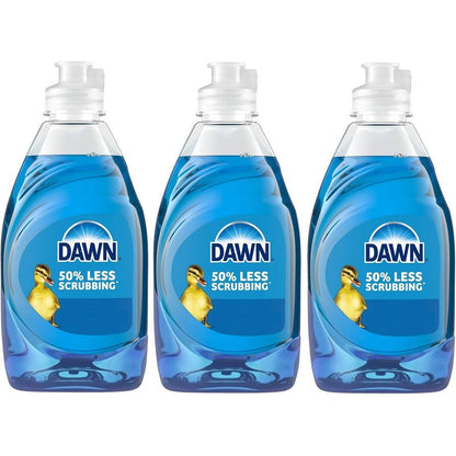 Liquide vaisselle Dawn Ultra parfum original, lot de 3 – 221 ml chacun, puissance dégraissante multipliée par 3, une vaisselle impeccable à chaque lavage, lot économique pour la maison et la cuisine