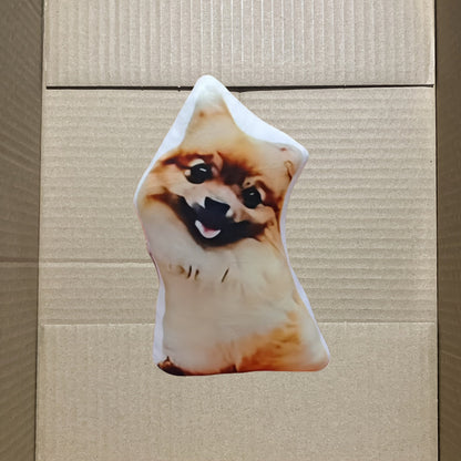Coussin commémoratif personnalisé pour animal de compagnie avec photo - Coussin souvenir en forme de chat ou de chien avec rembourrage, cadeau de sympathie pour la perte d'un animal, cadeau funéraire unique en souvenir d'un animal pour elle