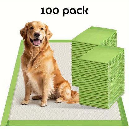 Alèses pour grands chiens, format Jumbo, paquet de 50 ou 100 – Tapis de propreté ultra-absorbants à 6 couches, résistants et anti-fuites, séchage rapide et contrôle des odeurs, parfaits pour l'éducation des chiots et les chiens âgés