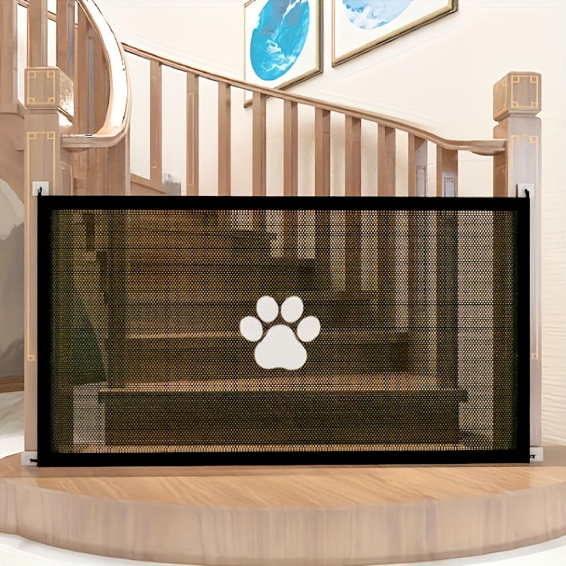 Barrière de sécurité pliable et portable pour animaux – Filet d'isolation en maille pliable pour portes intérieures, escaliers et pièces, disponible en petites et grandes tailles