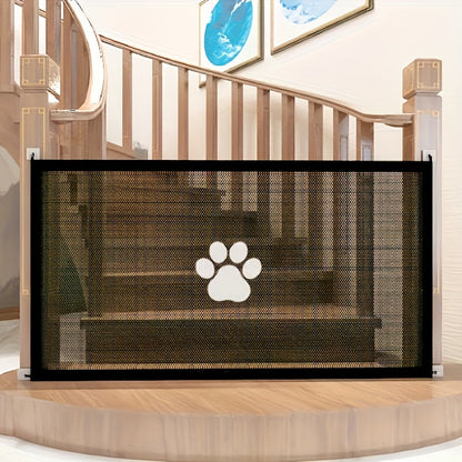 Barrière de sécurité pliable et portable pour animaux – Filet d'isolation en maille pliable pour portes intérieures, escaliers et pièces, disponible en petites et grandes tailles