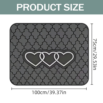 Tapis de coffre pour voiture – Revêtement de chargement antidérapant et imperméable avec motifs uniques, protection intérieure de véhicule durable contre la saleté, les déversements et les rayures, ajustement universel