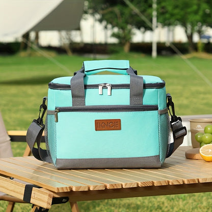 Sac à lunch isotherme pliable et portable, sac fourre-tout pour boîte à bento, doublure en aluminium étanche gardant les aliments frais et froids pour le travail, les voyages, les pique-niques et l'école