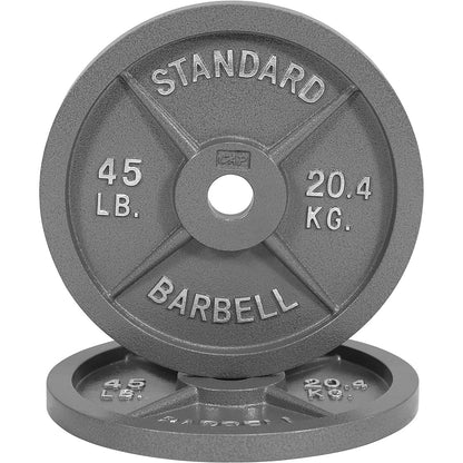 Disques de musculation en fonte, alésage 2 pouces, finition émaillée, pour musculation, haltérophilie, powerlifting, home gym, barre olympique, 2,5, 5, 10, 25, 35, 45, 100 lb