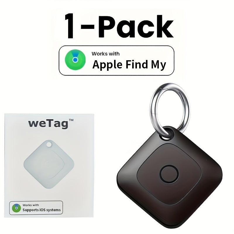 Traceur d'objets intelligent Bluetooth WeTag, mini localisateur GPS 1,43" pour clés, portefeuille, bagages, voiture, sacs – Alarme à haut décibel, contrôle par application – Pack de 1/2/4/8 – Cadeau pour voyageurs