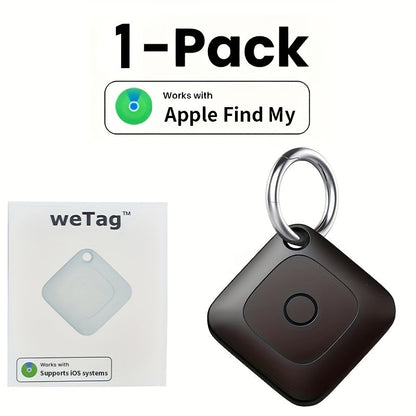 Traceur d'objets intelligent Bluetooth WeTag, mini localisateur GPS 1,43" pour clés, portefeuille, bagages, voiture, sacs – Alarme à haut décibel, contrôle par application – Pack de 1/2/4/8 – Cadeau pour voyageurs
