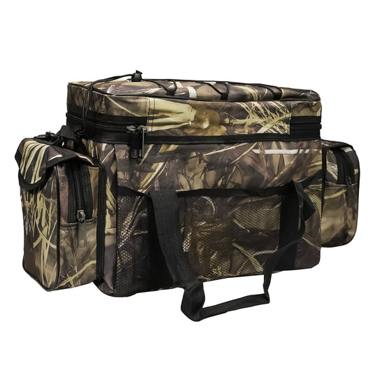 Sac de pêche SeaKnight Camo – Sac à bandoulière en nylon imperméable de grande capacité pour la pêche au bar et à la truite, la randonnée, le camping, les sports de plein air et les voyages, pour hommes et femmes