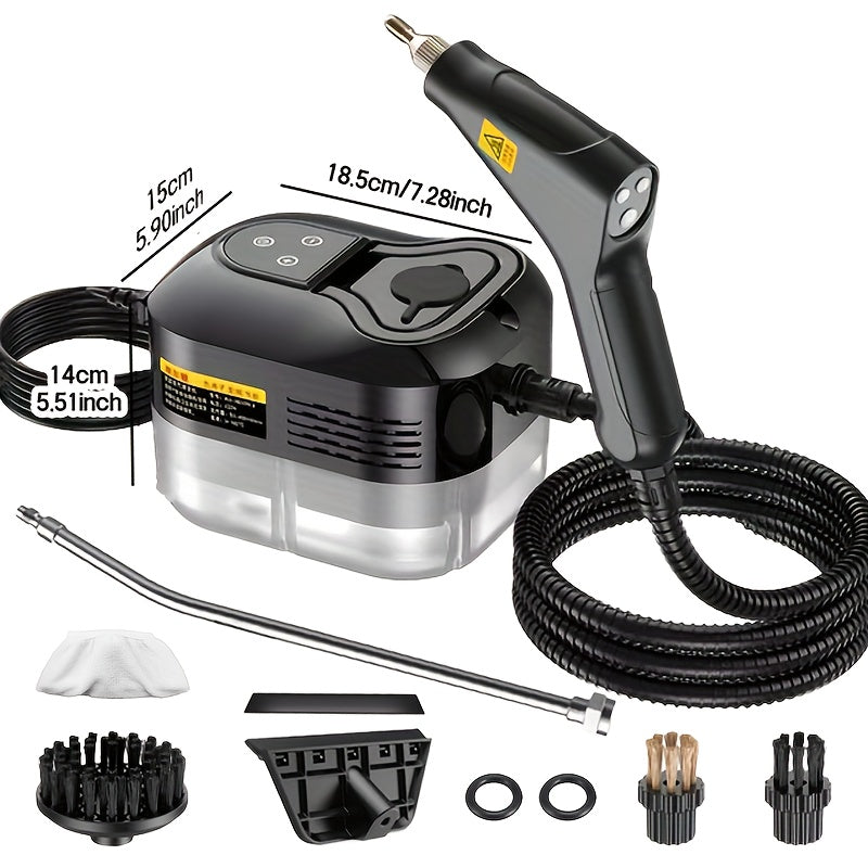 Nettoyeur vapeur portatif avec ensemble d’accessoires de 35 pièces, haute pression, portable, nettoyage en profondeur sans produits chimiques – Graisse de cuisine, canapé, climatiseur, carrelage, intérieur de voiture, lave-linge, 6 couleurs