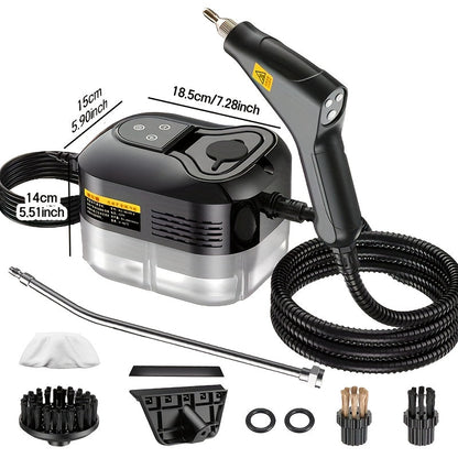 Nettoyeur vapeur portatif avec ensemble d’accessoires de 35 pièces, haute pression, portable, nettoyage en profondeur sans produits chimiques – Graisse de cuisine, canapé, climatiseur, carrelage, intérieur de voiture, lave-linge, 6 couleurs