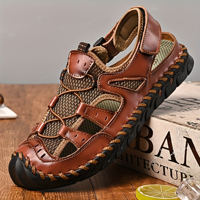 Sandales d'eau fermées pour hommes - Sandales de sport antidérapantes à séchage rapide pour la plage, la marche et les activités de plein air, semelle souple et respirante, disponibles en 4 coloris, tailles US 5 à 12,5