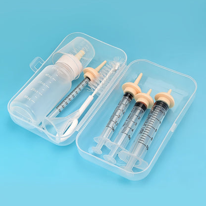 Kit d'allaitement pour nouveau-nés de 11 pièces - Ensemble biberon pour chatons et chiots avec tétines de rechange et brosses de nettoyage, fournitures d'alimentation néonatales pour bébés chatons, chiots, écureuils et petits animaux