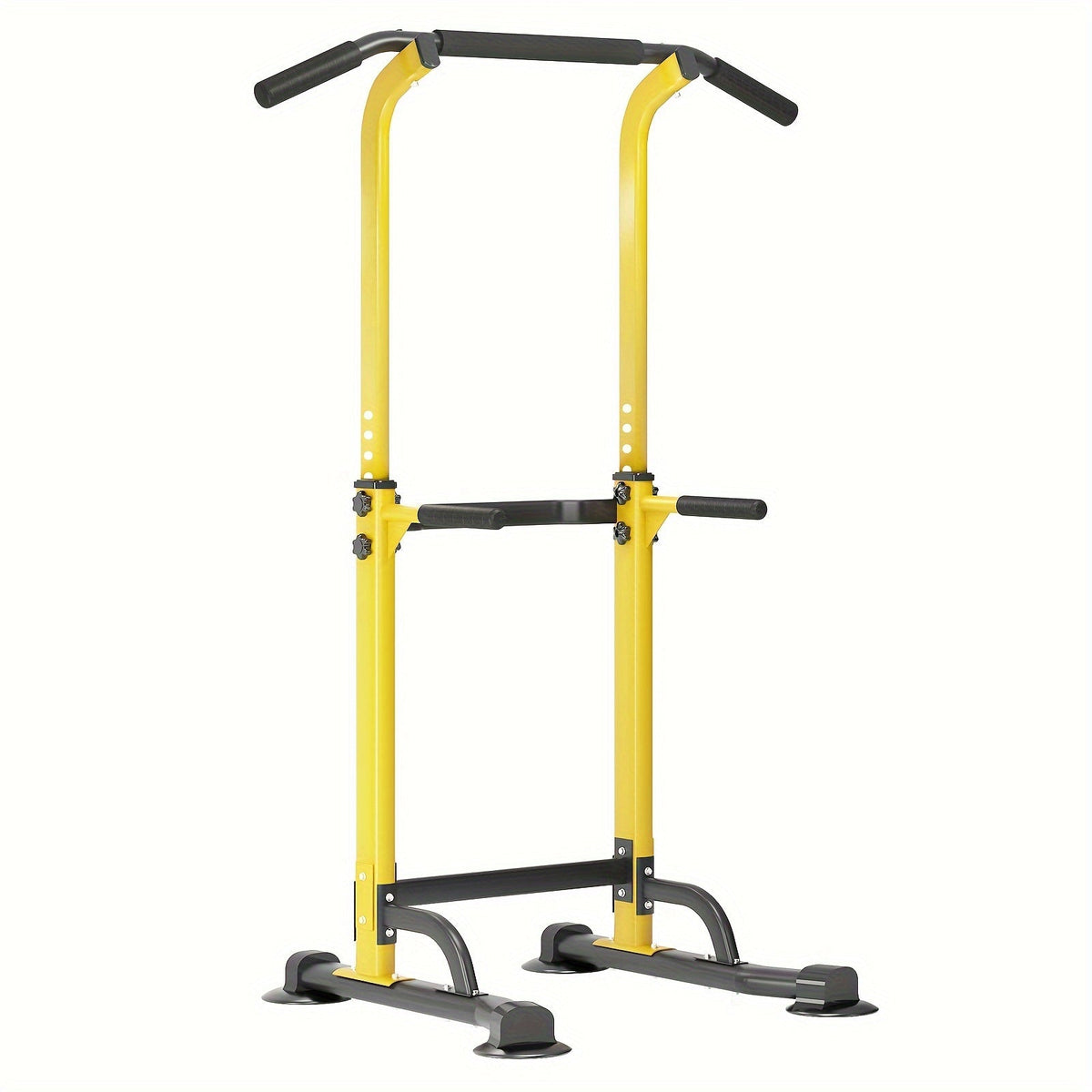 Station de musculation avec barre de traction, 10 hauteurs réglables, capacité de 150 kg, entraînement complet du corps pour salle de sport à domicile – Rose Noir Rouge Jaune Bleu Orange Vert