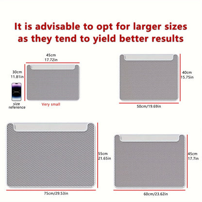 Cat Litter Mat with Double-Layer Filtration – Anti-Tracking Litter Trapping Mat Prevents Spills & Mess Outside the Box, Easy-Clean Waterproof Cat Litter Rug