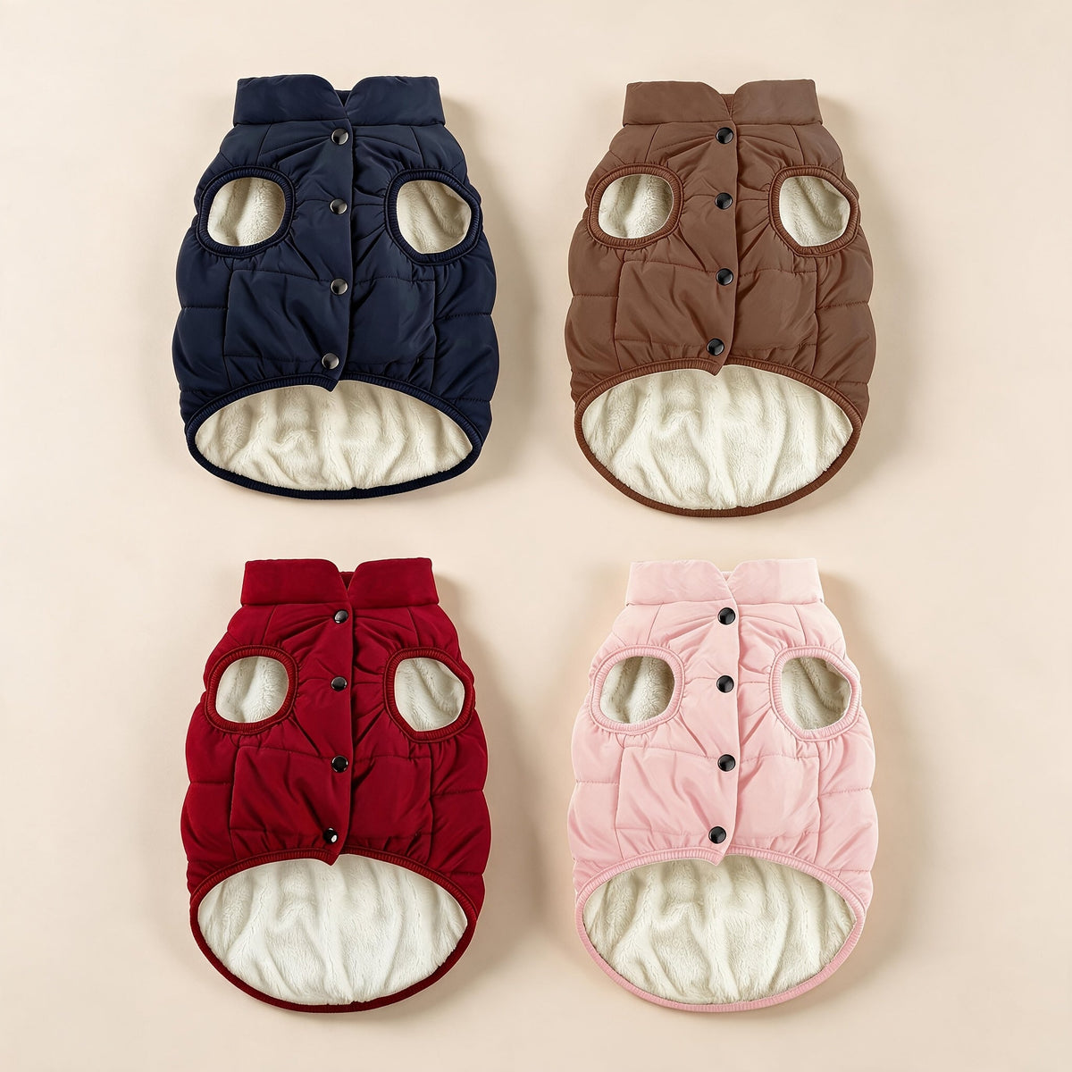 Gilet d'hiver épais et chaud pour grand chien, manteau pour temps froid, automne et hiver, veste coupe-vent rembourrée pour promenade en extérieur pour chiens de grande race