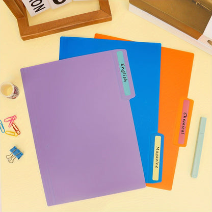 Dossiers suspendus en plastique Manila, lot de 27/54 – 9 couleurs, dossiers de classement robustes en polypropylène, format lettre avec onglet de coupe 1/3, organisation de classe pour la rentrée scolaire, bureau, enseignants et élèves