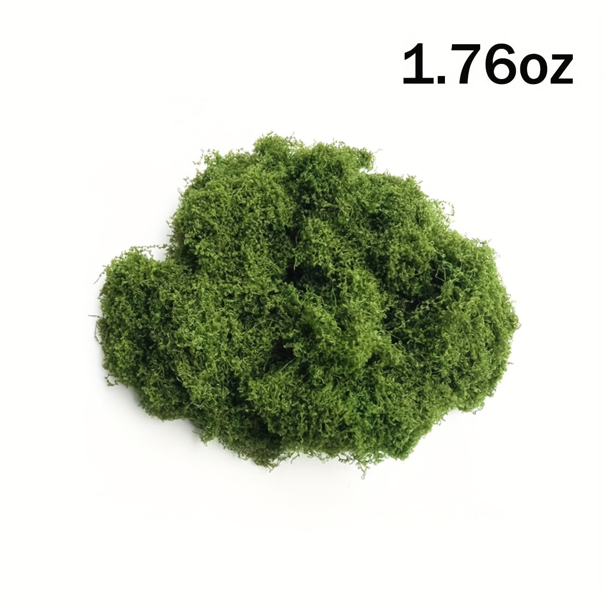 Mousse artificielle réaliste pour terrariums, miniatures et paysages - Fausse mousse pour plantes en pot, maisons de poupées, dioramas, modélisme ferroviaire, aquariums et écosystèmes miniatures, entretien facile, 4 tailles de 10 g à 100 g