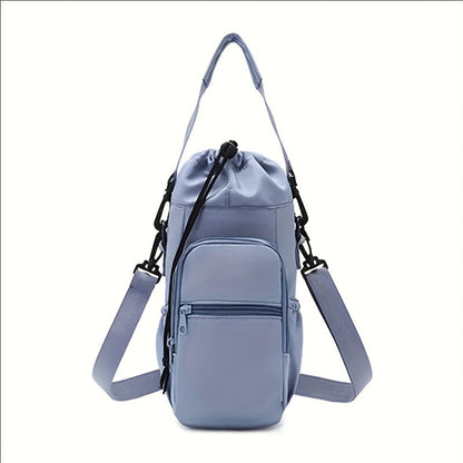 Sac à bandoulière croisé – Sac de jour monobretelle, sacoche pour téléphone légère et multifonction avec sangle réglable, tissu résistant, pour sports en plein air, randonnée, voyage, fitness, usage quotidien – Hommes et femmes