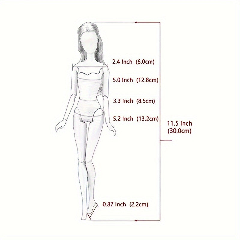 Ensemble de 5 vêtements d'infirmière et de médecin pour poupées de 29 cm - Accessoires de mode pour jeux de rôle compatibles avec Barbie, tenues de costume médical, cadeau d'anniversaire pour filles de 3 ans et plus