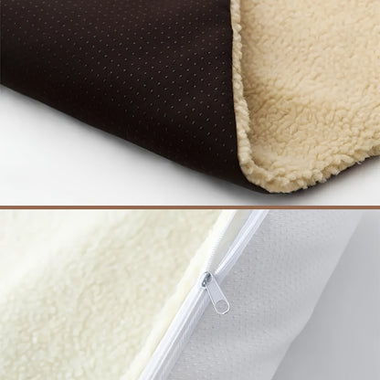 Tapis auto-chauffant pour chiens et chats – Couchage thermique ultra-doux, sans électricité, pour une chaleur instantanée sur les sols froids