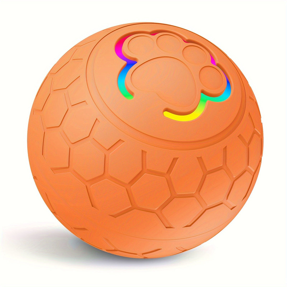 Balle intelligente rechargeable à rebond pour chien – Jouet interactif automatique à déplacement autonome avec mode intelligent pour chiens, jouet électrique rechargeable par USB pour jeux en intérieur et en extérieur