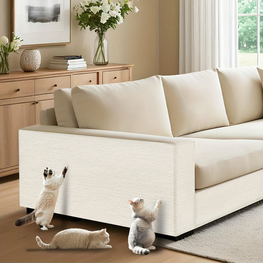 Tapis à griffer autocollant pour murs et meubles – Griffoir pour chat en feutre et polyester résistant aux rayures, protection pour meubles, griffoir interactif d'intérieur pour la décoration de la maison