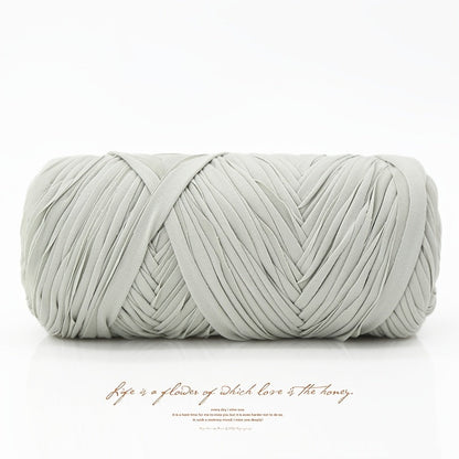 Fil de coton pour t-shirt 400 g (2 x 200 g) mélange de coton épais en 49 couleurs – Fil épais et doux pour paniers au crochet, sacs, tapis, projets de macramé et tricot – Fil de loisirs créatifs idéal pour les débutants
