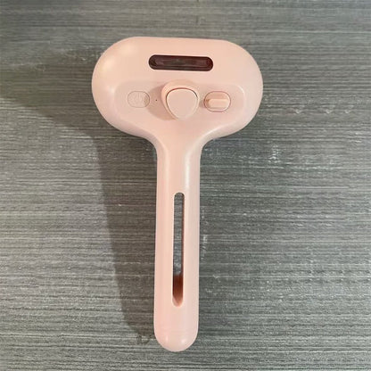 3-in-1 Pet Self-Cleaning Spray Comb - One-Button Mist Humidification & Hair Removal, Anti-Static Deshedding Brush for Dogs & Cats, Reduces Floating Hair & Shedding, 5 Colors
