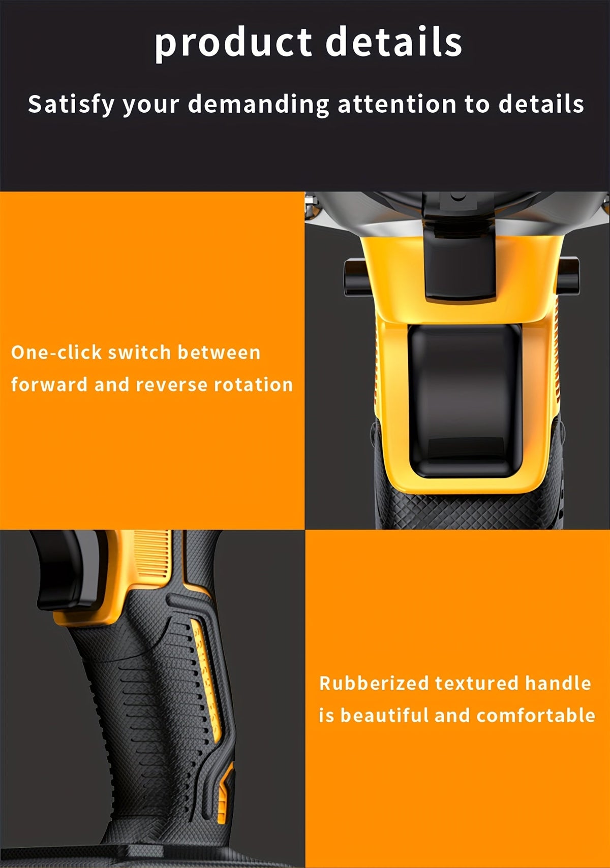 Ensemble clé à chocs et perceuse sans fil brushless 21V – Batterie Li-ion 4000mAh, boîte à outils, chargeur et accessoires de douilles pour usage automobile, domestique et industriel