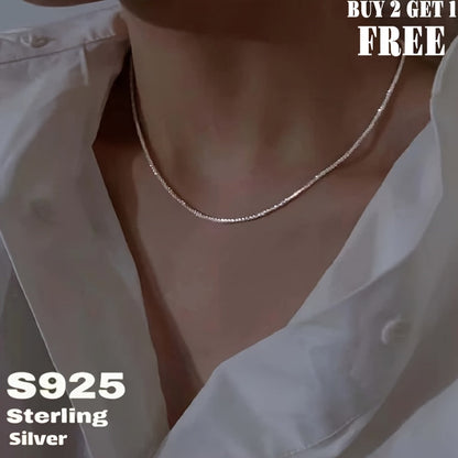 Collier étoile scintillante en argent sterling 925 pour hommes et femmes – Pendentif étoile minimaliste avec chaîne, bijou unisexe délicat avec coffret cadeau, tailles 16-24 pouces, cadeau idéal pour les couples et les parents
