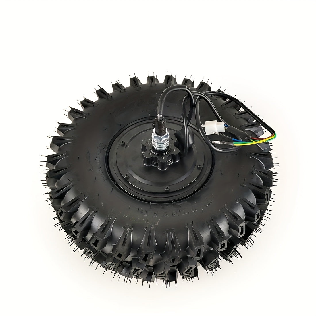 Kit de conversion de kart électrique 4 roues motrices – 4 moteurs-roues brushless de 15" et 500 W avec télécommande, compatible 24V/36V/48V, adapté aux karts et trottinettes