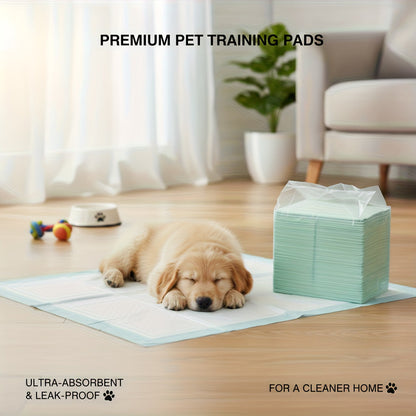 Alèses jetables pour chiens – Tapis d'apprentissage ultra-absorbants et épais avec fond étanche et contrôle des odeurs, tapis de propreté pour chiens et chats, essentiels pour l'apprentissage de la propreté à la maison et en voyage