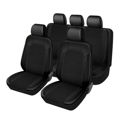 Housses de siège auto universelles en cuir synthétique, imperméables et matelassées, avec rembourrage en mousse, adaptées à toutes les saisons pour voitures, SUV et camions, gris, noir, rouge, bleu, lot de 1 ou 12 pièces
