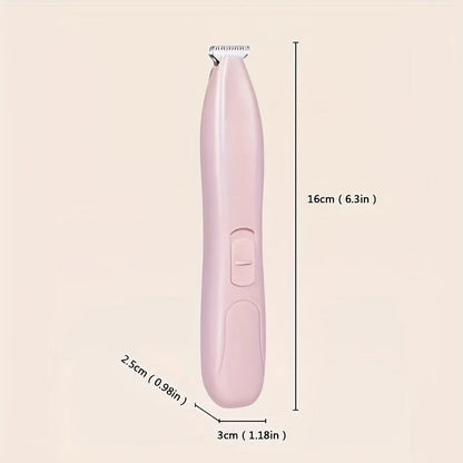 Electric Pet Grooming Clipper for Cats & Dogs - Quiet Paw Hair Trimmer, Professional Cat Grooming Clipper for Paw Pad Trimming, Face & Body Hair Cutting, Safe & Easy Home Grooming Tool
