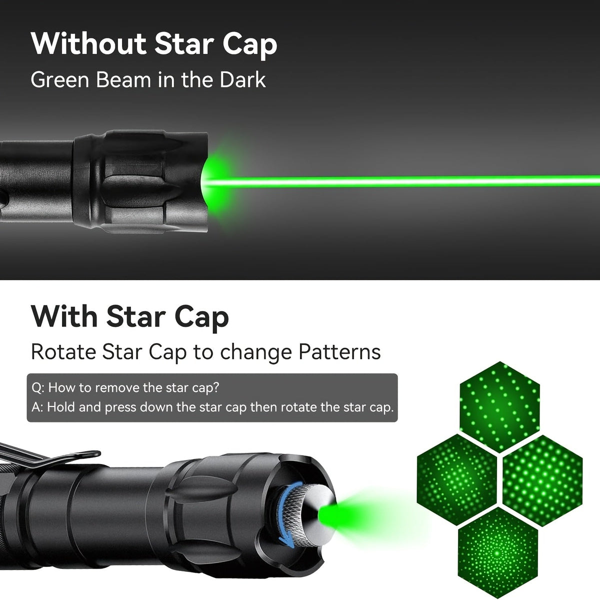 Pointeur laser haute puissance avec batterie et chargeur, lampe torche laser tactique rouge, verte et violette pour présentations en intérieur, camping, randonnée et observation des étoiles, faisceau longue portée