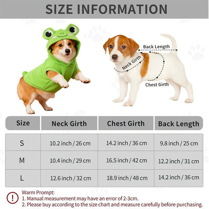 Cute Cartoon 3D Animal Dog Hoodie - Warm Polyester Knit Pet Sweatshirt for Small & Medium Dogs, Newborn Puppies, All-Season Puppy Clothes with Funny Animal Costume Design, Cozy Dog Outfit for Indoor & Outdoor Wear