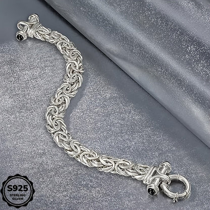 Bracelet classique pour femme en argent sterling 925 avec coffret cadeau - Élégant bijou de poignet argent et or pour anniversaire, Saint-Valentin, remise de diplôme, Noël et cadeaux pour occasions spéciales