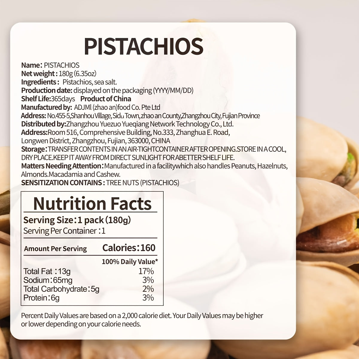 Pistaches naturelles avec coque, sachets individuels, lot de 3 de 150 g chacun, collation protéinée prête à consommer