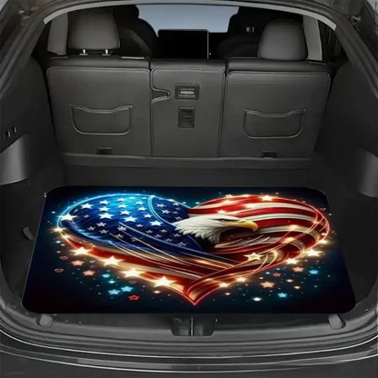 Tapis de coffre pour voiture – Revêtement de chargement antidérapant et imperméable avec motifs uniques, protection intérieure de véhicule durable contre la saleté, les déversements et les rayures, ajustement universel