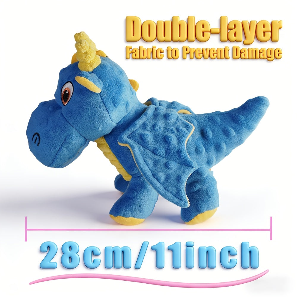 Jouet en peluche sonore à mâcher pour chiens et chats – Jouet rembourré doux, résistant aux morsures et ne perdant pas ses poils, jouet couineur sûr, non toxique et lavable pour occuper les chiots et les chatons