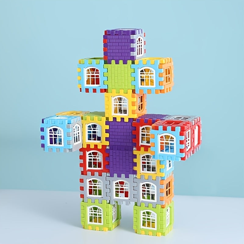 Blocs de construction pour enfants 126 pièces – Ensemble de jouets éducatifs STEM en plastique, blocs de construction créatifs pour garçons et filles, améliore l'intelligence et la créativité, cadeau d'apprentissage amusant pour les 3, 4, 5, 6 ans et plus