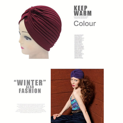 Lot de 15 turbans bohèmes pour femmes – Foulards plissés pré-noués, bandeaux torsadés multicolores et bonnets, bandeaux ultra-doux et respirants pour chimio, perte de cheveux et style quotidien