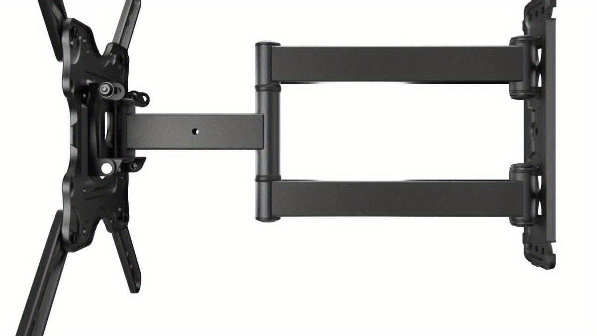 Support mural articulé pour téléviseur de 26 à 60 pouces jusqu'à 35 kg, pivotant, inclinable et extensible, support TV en acier inoxydable, VESA max 400x400 mm, compatible avec la plupart des téléviseurs à écran plat et incurvé