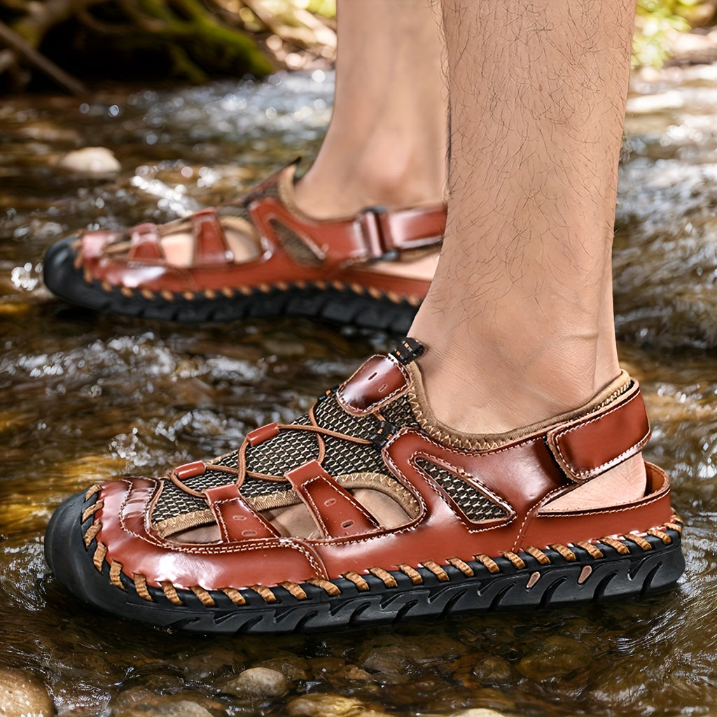 Sandales d'eau fermées pour hommes - Sandales de sport antidérapantes à séchage rapide pour la plage, la marche et les activités de plein air, semelle souple et respirante, disponibles en 4 coloris, tailles US 5 à 12,5