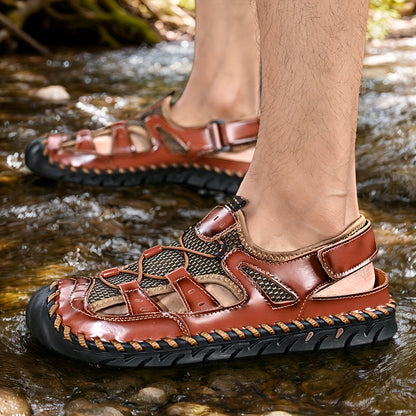 Sandales d'eau fermées pour hommes - Sandales de sport antidérapantes à séchage rapide pour la plage, la marche et les activités de plein air, semelle souple et respirante, disponibles en 4 coloris, tailles US 5 à 12,5