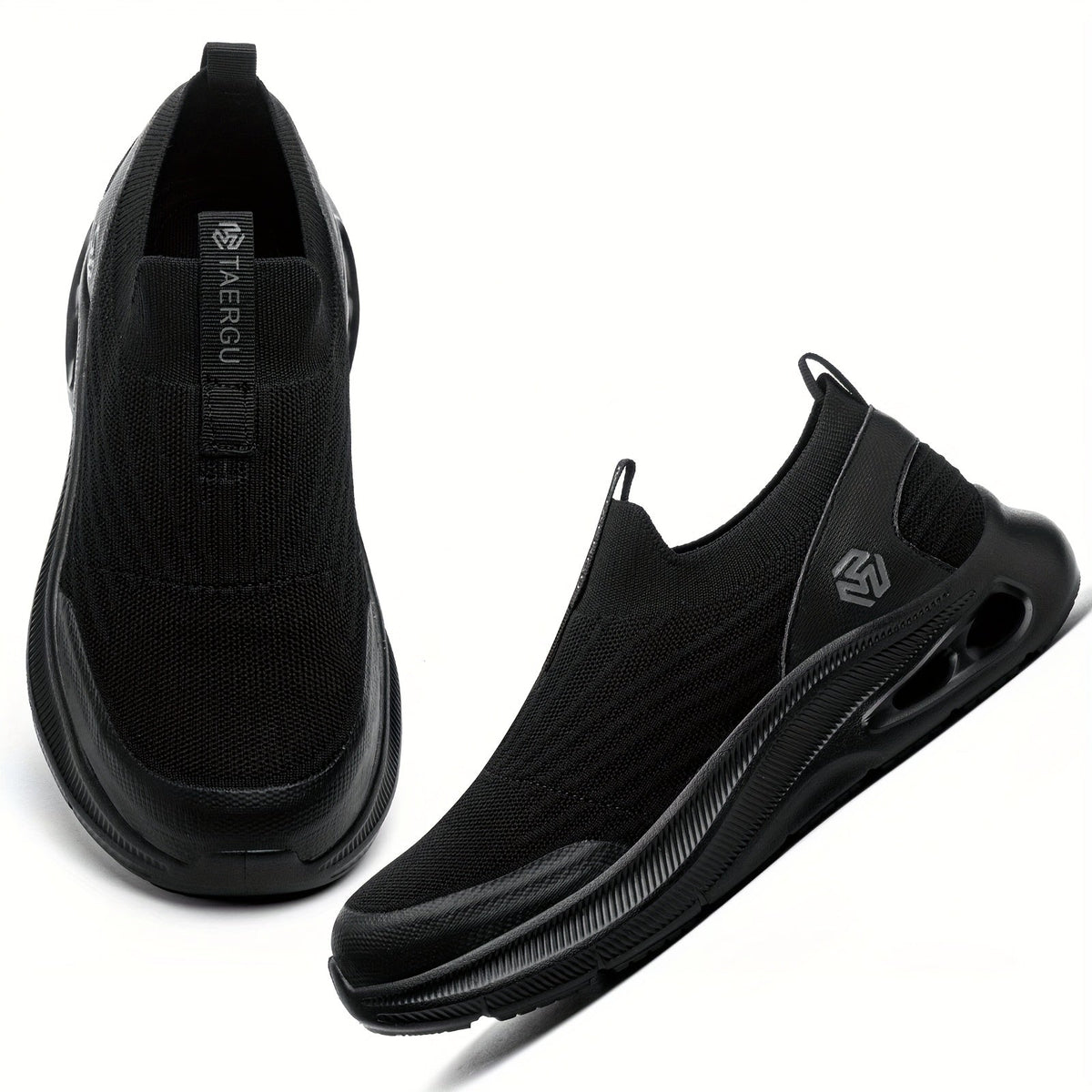 Chaussures de sécurité pour hommes à embout en acier, légères et à enfiler, baskets de sécurité résistantes à la perforation, mocassins antidérapants, noir gris bleu, tailles US 5,5-14