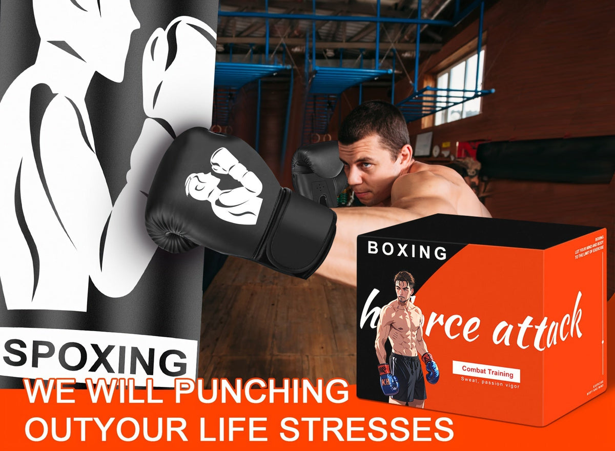 Sac de frappe sur pied 178 cm avec gants de boxe et pompe à air électrique | Sac de frappe gonflable pour adultes, hommes, femmes et adolescents | Gym à domicile, MMA, Muay Thai, kickboxing, entraînement fitness | Noir