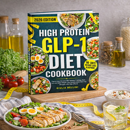 Livre de recettes riche en protéines pour régime GLP-1 – Recettes rapides et faciles pour réduire les fringales, brûler les graisses et rendre la perte de poids durable | Guide de plan de repas adapté à l'Ozempic et au Wegovy