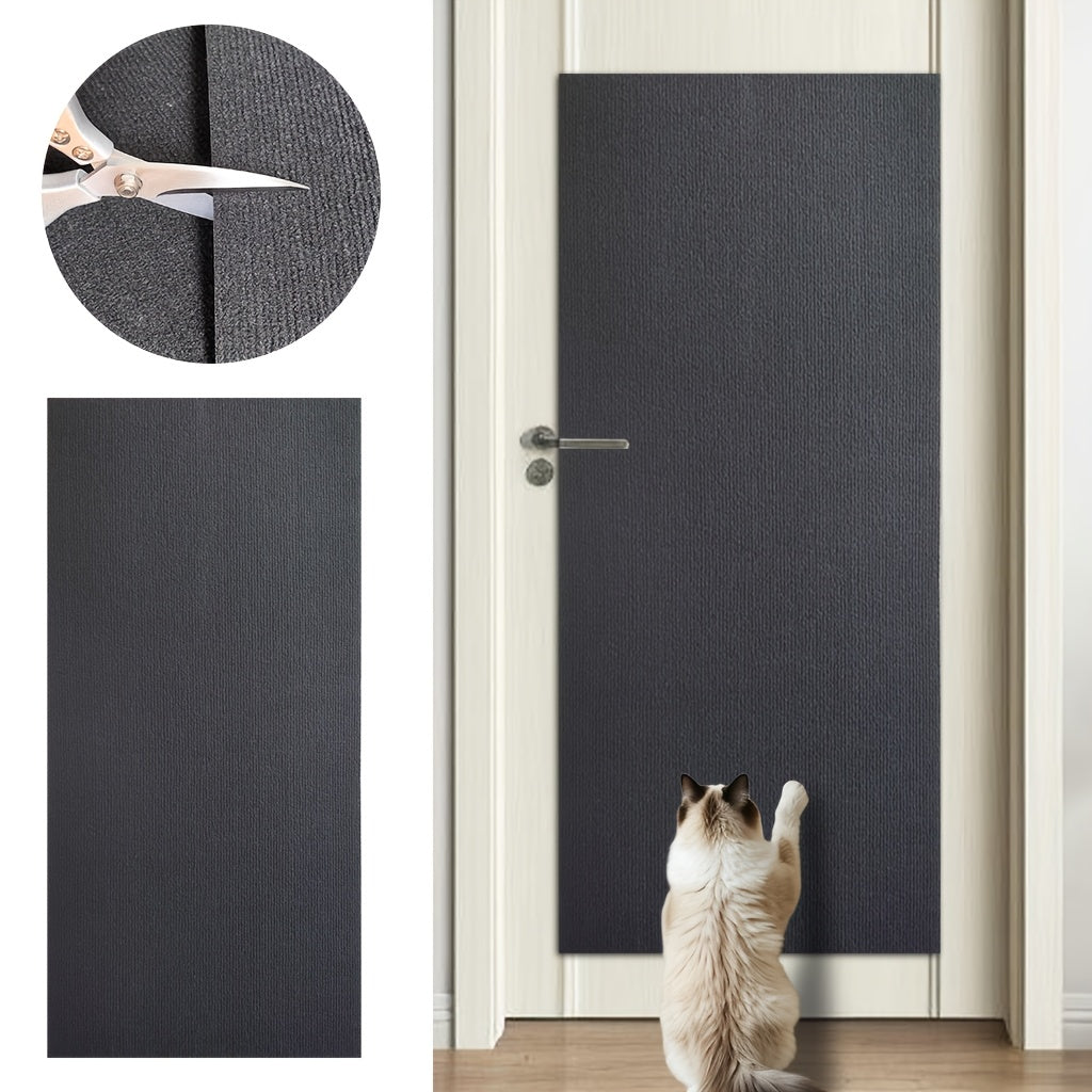Self-Adhesive Cat Scratching Mat for Walls & Furniture – Scratch-Resistant Felt & Polyester Cat Climbing Pad, Furniture Protector, Interactive Indoor Cat Scratcher for Home Decor
