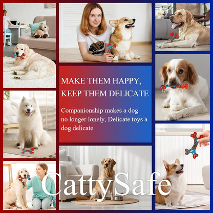 Jouets à mâcher indestructibles pour chiens, mâcheurs agressifs, grande race, jouet de dentition en nylon robuste, durable et solide, anti-ennui, jouet à mâcher interactif, occupe les chiens, rouge, 1 pce, 2 pces, 4 pces